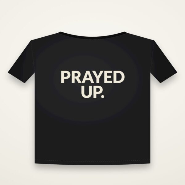 Bold Prayed Up Black mockup