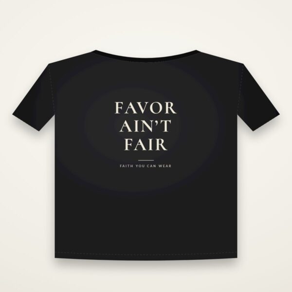 Oversized Favor Aint Fair Black mockup