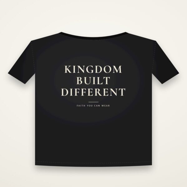 Oversized Kingdom Built Different Black mockup