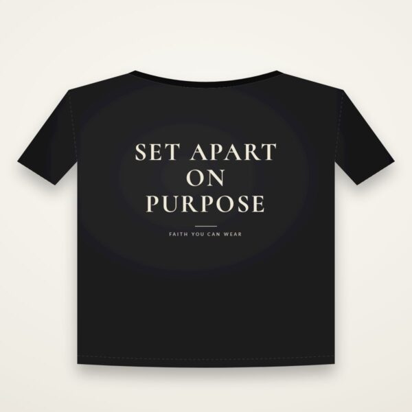 Oversized Set Apart On Purpose Black mockup